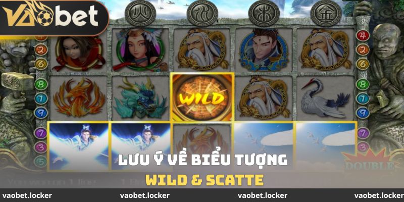 Nổ Hũ Phong Thần VaoBet - Chinh Phục Jackpot Siêu Khủng 3 Lưu ý về biểu tượng Wild & Scatter